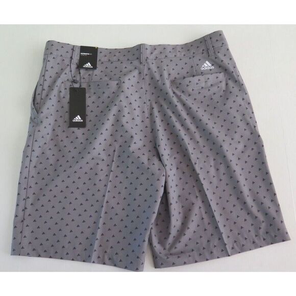 adidas Ultimate 365 ADVR0799 Men's Sz 36 Gray Adi Print Woven Golf Shorts - Picture 2 of 5